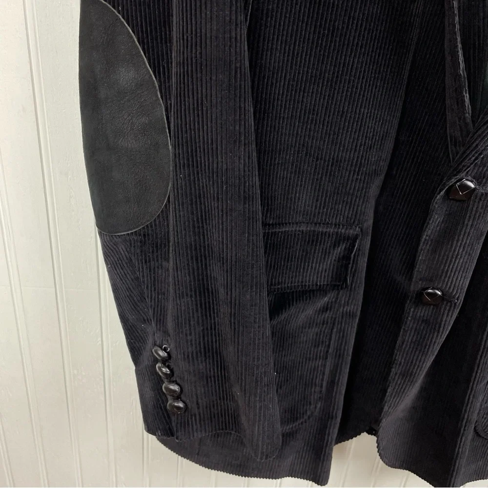 Woolrich Men's Corduroy Blazer Jacket Sport Coat Suede Elbow Patch Size 44L VTG